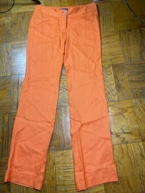 Dolce & Gabbana Straight Leg Pants in Bright Orange